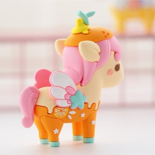 5-Unicorn Dessert Series Surprise Blind Box Car Desktop Decorations and Ornaments Model Puppets Toy