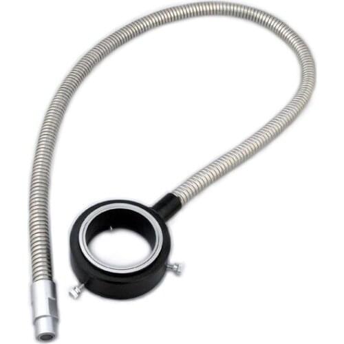 AmScope Fiber Optic Ring Light Attachment For Microscope Illuminator FB-OR