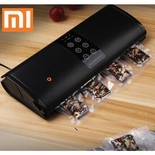 Xiaomi Automatic Vacuum Sealing Machine 220V/110V Food Vacuum Sealer Packing Sealing For Home Kitchen Including 10pcs Food Bags