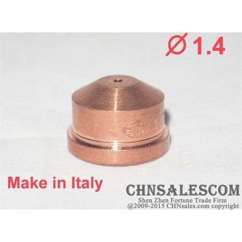 CHNsalescom 10 PCS Trafimet A141 A101 Plasma Cutter Torch TIP 1.4 PD0101-14 Make in Italy