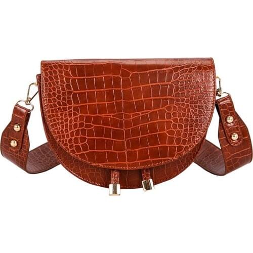 Ladies Retro Saddle Shoulder Bags for Women 2020 Winter Casual Shopping Clutch Purse Female Small Crossbody Bag Sac A Main Femme