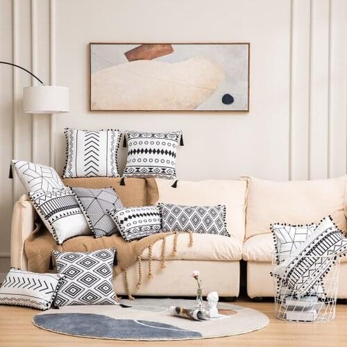 Geometric Sofa Decorative Cushion Cover Pillow Pillowcase Polyester 45*45 Throw Pillow Home Decor Pillowcover