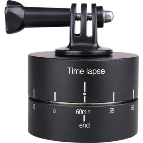 Time Lapse Shooting 60min 120min Timer Rotate Tripod Delay Stabilizer For Gopro Hero 9 8 7 6 5 4 Session Xiaomi Yi Eken SJCAM