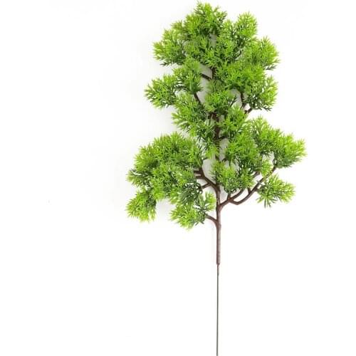 Artificial Plant Stem Artificial Greenery Stem Fake Plant Realistic Fake Leaves Stem Wheat Grass for Home Garden Decoration