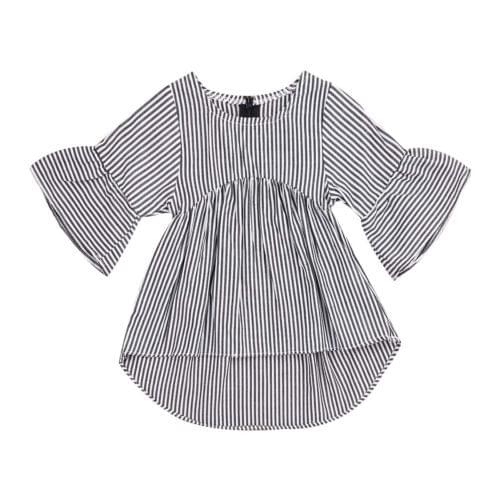 Baby Girl Casual Party Tutu Cute Mini Tops Dresses Clothes Toddler Baby Girls Clothing Tops Dress Princess Striped