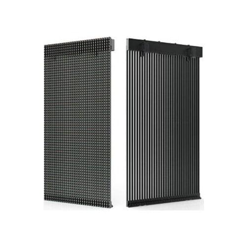 Outdoor mesh curtain led display vertical horizontal both p31.25mm DIP 346 16X32PIXELS 500x1000mm cabinet