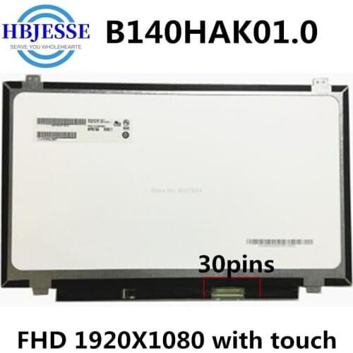New LCD touch Screen B140HAK01.0 For Lenovo Thinkpad T480 T480S 1920*1080 14.0" LCD Screen