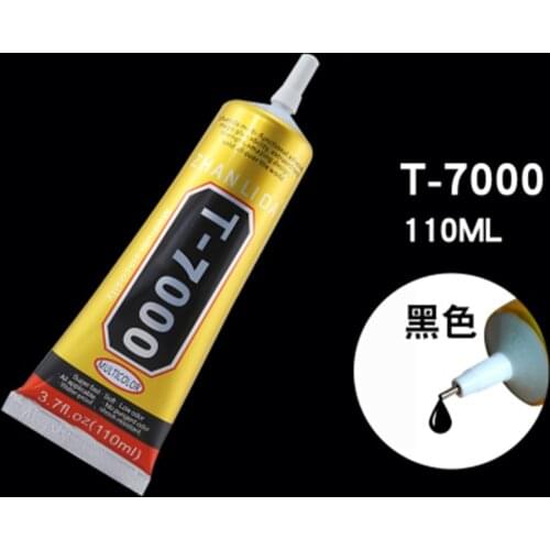 ZHAN LI DA Super T7000 Strong Liquid Black Glue Jewelry Leather Metal Kit Plastic Clothes Adhesive Repair Tools 110ML