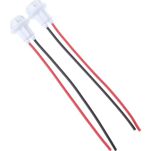 2PCS T10 Connector Car Lamp Cable Auto Bulb Wire Truck Light LED Bulbs Socket new