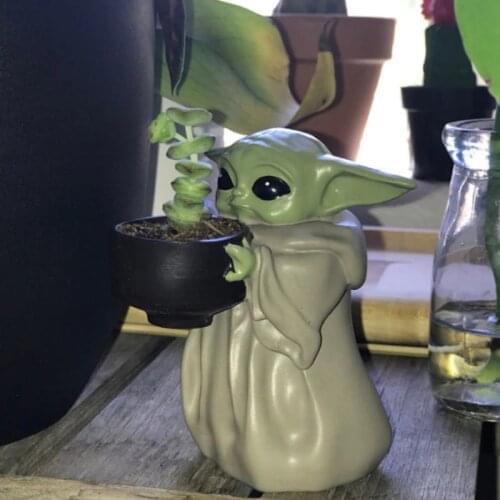 Christmas Cartoons Bonsai Flowerpot Art Sculpture Human Face Vase Ornaments Succulents Head Shape Plant Pots Garden Home Decorat