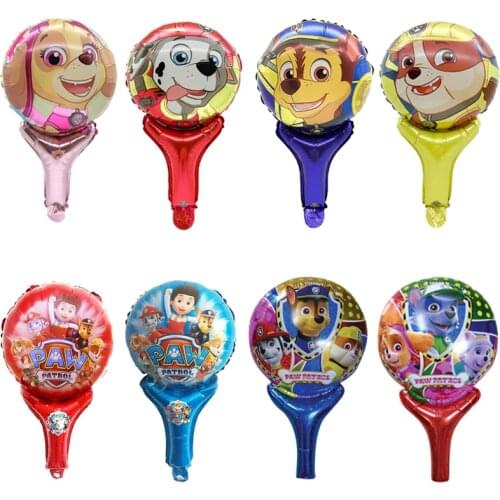 Paw Patrol Birthday Balloons Action Figures Skye Chase Marshall Model Balloon Boys Girls Party Deco Gift Toys For Children