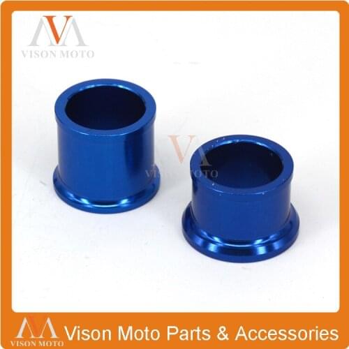 Billet Front Wheel Hub Spacers For Yamaha YZ125 250 02-07 YZ250F 02-06 YZ450F 03-07 Dirt Pit Bike Motocross Off Road Motorcycle