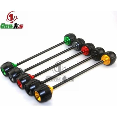 Motorcycle Front Axle Fork Crash Sliders Wheel Protector For KAWASAKI Z650 Ninja650 2017 2018 2019