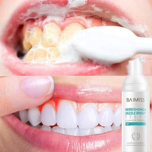 Grills teeth Tooth-Cleaning Mousse Toothpaste Teeth Whitening Oral Hygiene Removes Plaque Stains Bad Breath Dental Tool