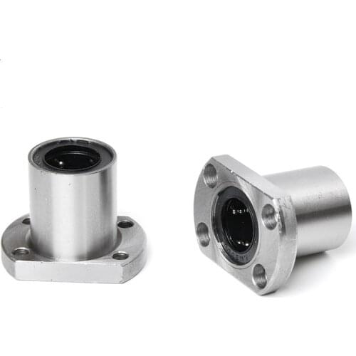 1pc LMH8UU LMH6UU LMH10UU LMH12UU LMH16UU LMH20UU LMH8LUU 8mm flange linear bearing for CNC 3D printer linear Rod
