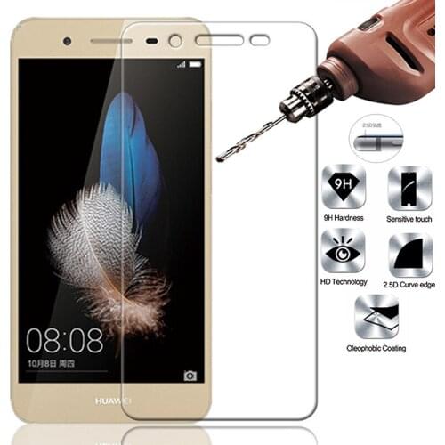 10PCS/lot 2.5D Tempered Glass for Huawei P8 Lite Smart 9H High Quality Explosion-proof Film Screen Protector for Huawei GR3