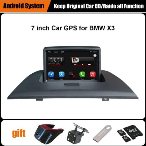 Android 7.1 Upgraded Original Car multimedia Player Car GPS Navigation Suit to BMW X3 E83 2004-2010 Support WiFi Bluetooth