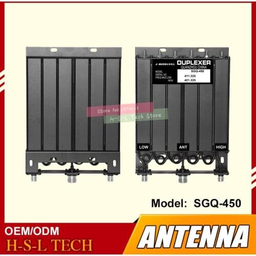 Walkie Talkie Repeater Duplexer 30/50W N-connector VHF 6 Cavity Duplexer SGQ-450