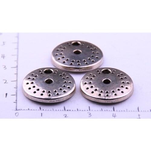 MOODPC fashion alloy big round beads charm for DIY jewelry metal beads charm