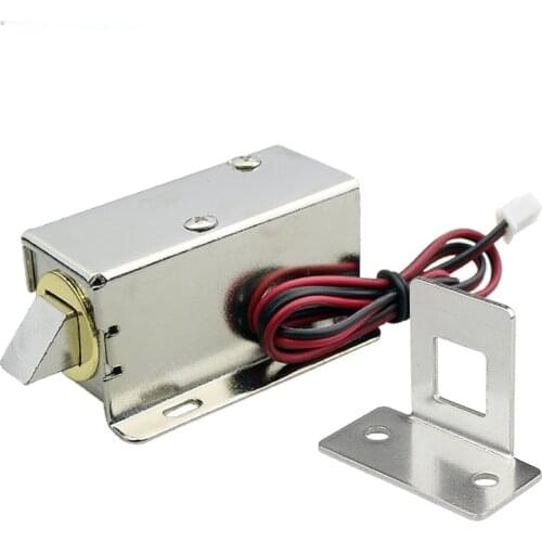 DC12V 0.8A small electromagnetic lock storage cabinets electronic lock mini electric bolt lock drawer file cabinet lock