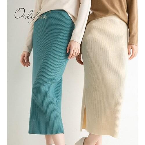Ordifree Slit Pencil Skirts