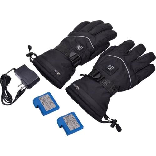 Unisex Heating Gloves Comfortable Functional Heated Waterproof Wind Resist Gloves For Night Riding