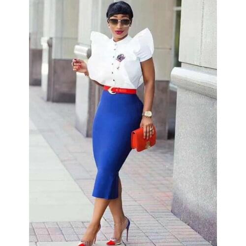 VIIZREL Women's Midi Skirts
