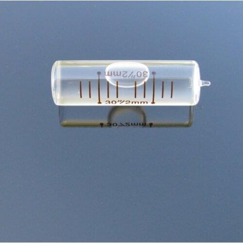 High Precision level 30"/2mm 10.5*36mm Glass Tube water level indicator Mini bubble level measurement instrument BCM30-10536
