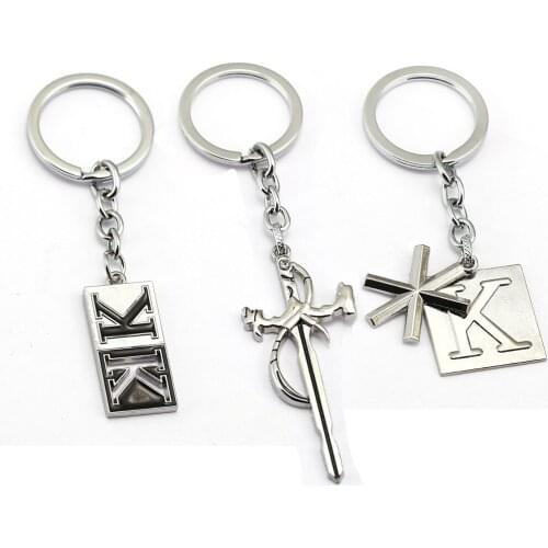 2017 Hot Anime K Keychain Missing Kings Key Ring Holder bag charm Hot Anime Key Chain Pendant Gift Jewelry