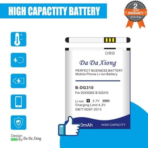 2650mAh B-DG310 Battery for DOOGEE B DG310 Replacement Rechargeable mobile phone Battery batteries