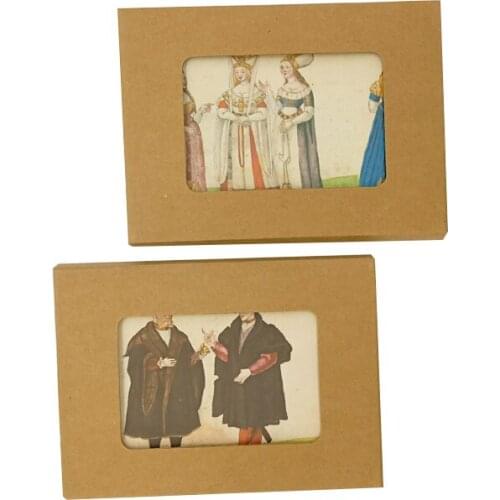 6Packs/lot New Vintage Ancient Humans Life Postcard Christmas Greeting Card Birthday Party Gift Cards Wholesale