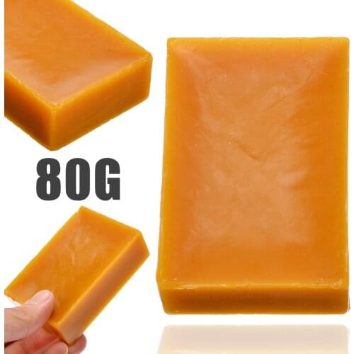 80g 100% Pure Natural Yellow Beeswax Bee Wax For DIY Soap Candles Lipstick Cosmetics Making