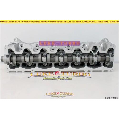 908 602 RD28 Complete Cylinder Head Assembly For Nissan Patrol GR 2.8 11040-34J04 11040 34J00 11040-0Y801 11040 0Y801 110400Y801