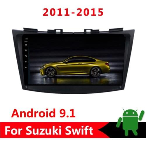 9inch Android 9.0 Car Radio Multimedia Auto Player For Suzuki Swift 2011 2012 2013 2014 2015 GPS Navigation Head Unit No 2 Din