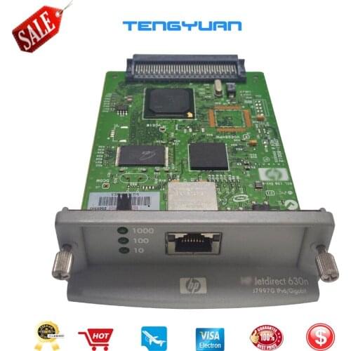 Free shipping 90% new original JetDirect 630N J7997G Ethernet Internal Print Server Network Card and DesignJet Plotter Printer