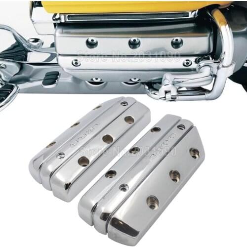Chromium Engine Spark Plug Cover Plate For Honda Goldwing GL1800 2001-2013 Stator Cover