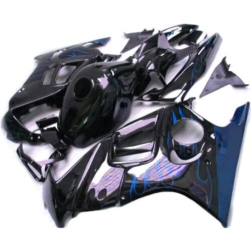 Black blue Fashion Fairings kit fit For Honda CBR600 f3 1997 1998 Full Body fairing CBR 600 F3 97 98 LH88
