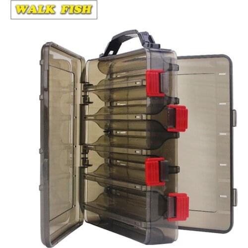 WALK FISH Fishing Lure Box Double Sided Tackle Box Fishing Lure Egi Squid Jig Pesca Accessories Box Minnows Bait Fishing Tackle