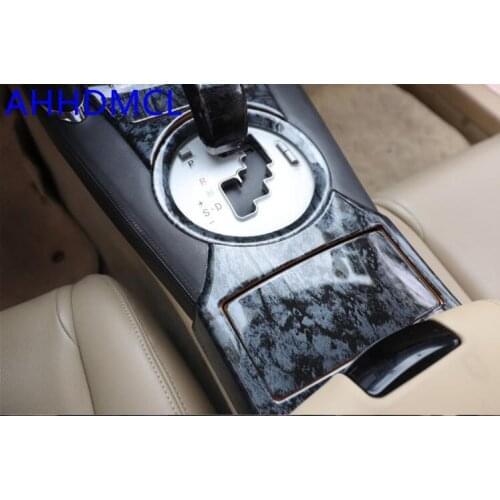 Car Interior Mouldings Modification Decorative Trim Frame Interior Sequins Black Mahogany For Mark X Reiz 2005 2006 200720082009