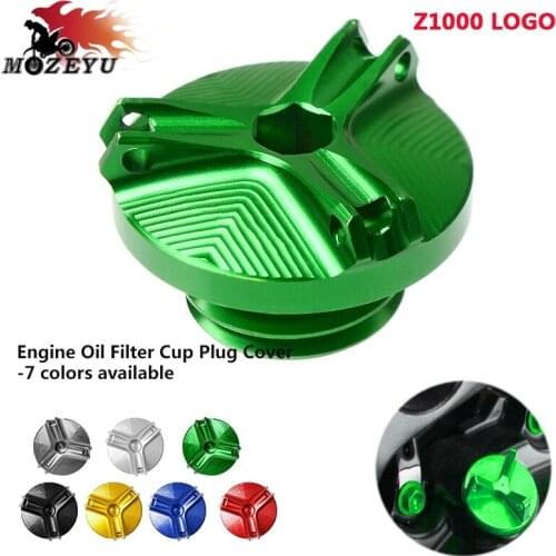Motorcycle CNC Aluminum Engine Oil Cap Bolt Screw Filler Cover For KAWASAKI z1000 Z1000 2014 2015 z1000SX 2010 2011 2012 2013