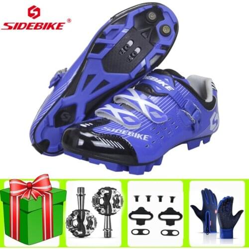 Sidebike Men Sapatilha Ciclismo Mtb Cycling Shoes Breathable Mountain Bike Sneakers Bicycle Spd Pedals Bicicleta Carretera
