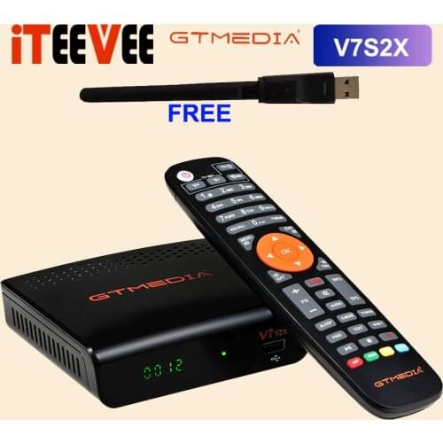 1PC New Arrival GTMEDIA V7S2X DVB-S2 Satellite Receiver With USB WIFI Upgrade From GTMedia V7S HD Full HD Gtmedia V7S2X No App