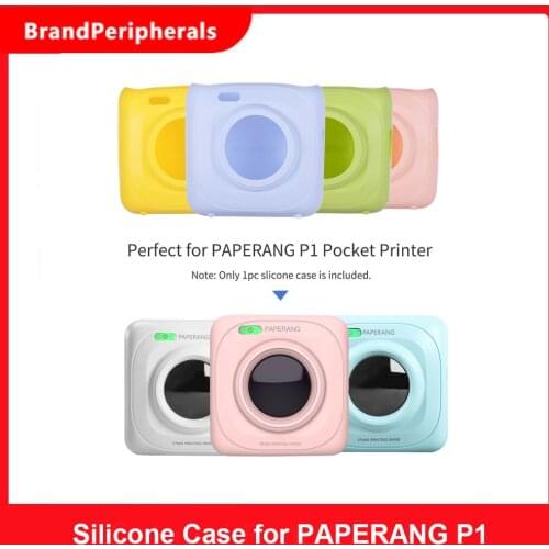 Original PAPERANG Soft Silicone Case Protective Cover Case Waterproof Anti-Dust Anti-Scratch for PAPERANG P1 Pocket Printer