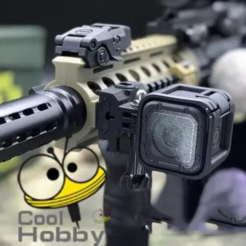 PB Playful bag Gel wel wate bomb gun 3D print motion camera Gopro4 5 support for Jingming M4 SCAR MKM2 Outdoor CS sport