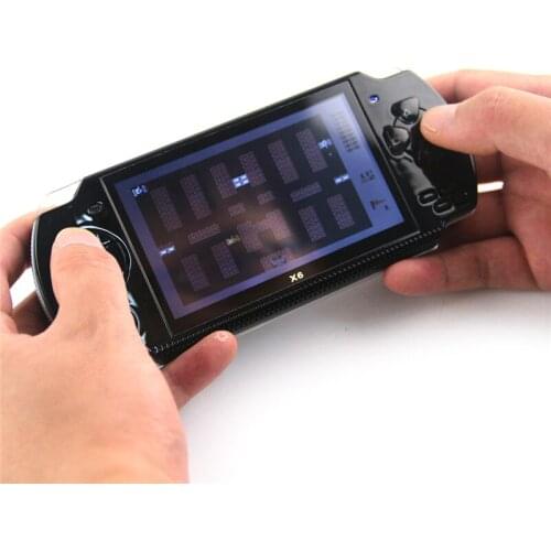 CoolBaby X6 8GB Handheld Game Player 4.3 inch 1000+ Games TV Output Portable MP4 Video Game Console Camera E-book Built-in Free