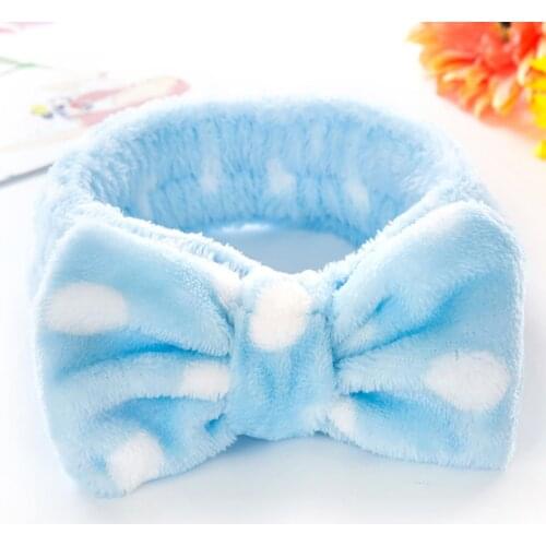 Coral Fleece Soft Headband Cross Top Kont Hairband Elastic Hair Band For Women Girls Wash Face Turban Headwear Hair Accessories