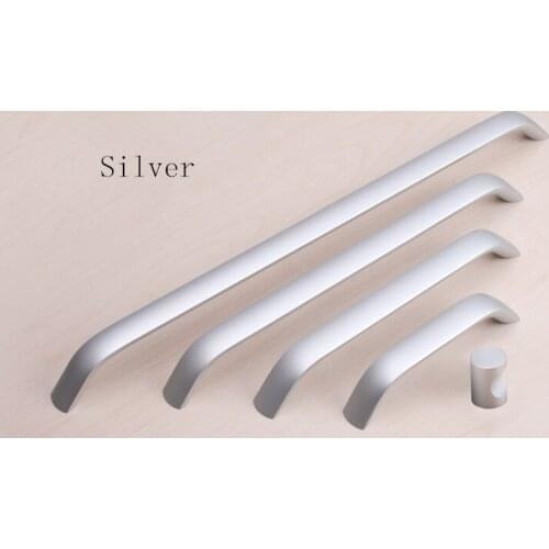 Handle Modern Aluminum Lengthen Cabinet Wardrobe Drawer Pull