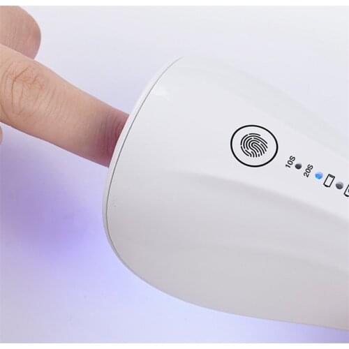 Handheld Nail Dryer Portable Mini Nail Lamp Quick-drying Rechargeable Phototherapy Lamp Nail Gel Dryer Lamp Manicure Tool