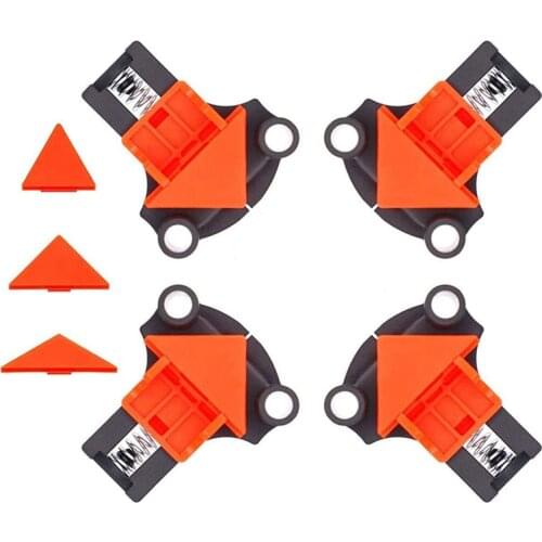 Corner Clamp,Angle Clamp Tools with 12PCS 60/90/120 Degree Replaceable Right Angle Clamp ,Multi-Angle Corner Clamp Kits