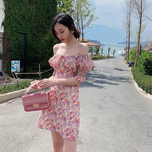 YZAHJ Off-the-shoulder Summer Dresses